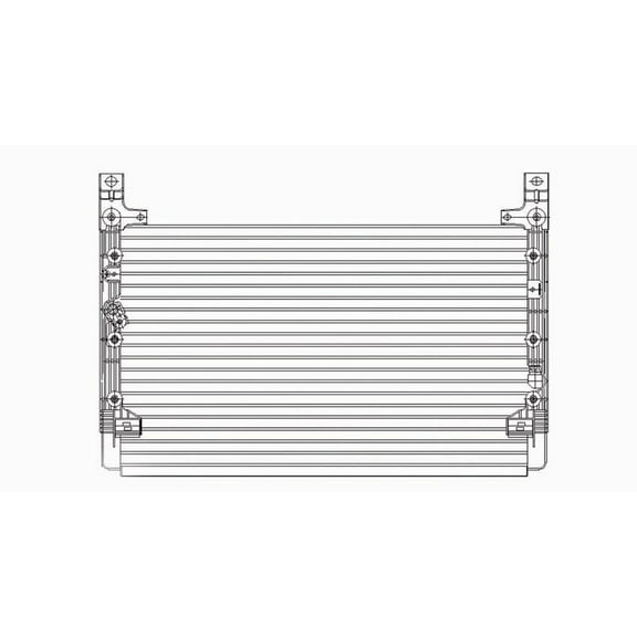 A/C Condenser Fits select: 2001-2004 TOYOTA TACOMA