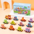 thumbnail image 7 of XUYAN 2024 Numbers and Letters Train Puzzle Wooden Toy Car New Number Train Alphabet Toys Fun Letter Train ABC Train Set for Toddlers Boys and Girls, 7 of 7