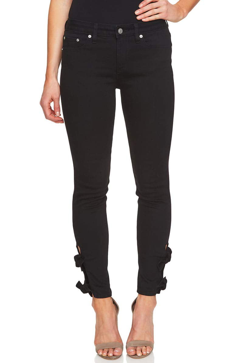 CeCe Jeans - Women's Jeans 28X30 Stretch Skinny Ankle Side-Tied 28 ...