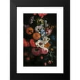 thumbnail image 2 of Johan Johnsen 13x18 Black Modern Framed Museum Art Print Titled - Still Life with a Bouquet of Flowers, 2 of 5