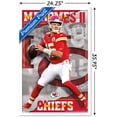thumbnail image 3 of NFL Kansas City Chiefs - Patrick Mahomes II 22 Wall Poster, 22.375" x 34" Framed, 3 of 6
