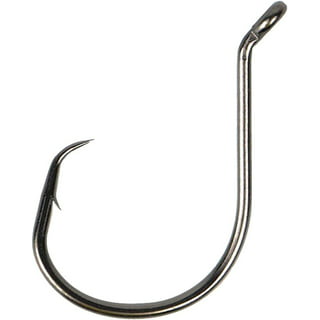 JYG PROFISHING Fishing Hooks - Assist Steel Feather Circle Fish Hook -  Offset Rig Pesca, Bass, Catfish, Octopus, Tuna Fishing Equipment - Saltwater  Freshwater Bait Kit - Size 3/0, 4/0, 5/0, 7/6 