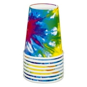 (5 pack) (5 Pack) Creative Converting Cups Bright Tie Dye, 8.0 CT