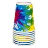 (5 Pack) Creative Converting Cups Bright Tie Dye, 8.0 CT