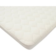 TL Care Waterproof Quilted Bassinet Size Fitted Mattress Cover Made with Organic Cotton Top Layer, Natural Color