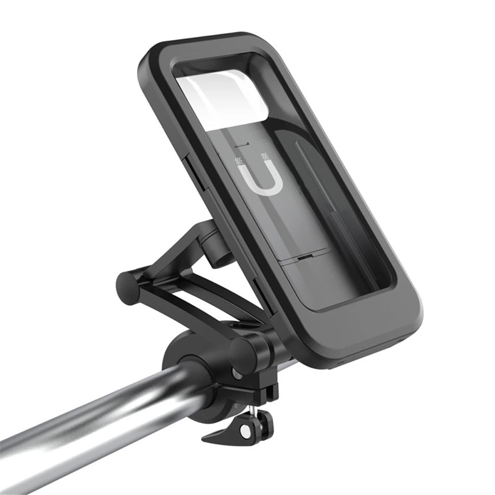 Magnetic Bicycle Motor Bike Waterproof Phone Case Mount Holder For Mobile Phones 