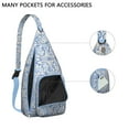 thumbnail image 2 of 4-Pockets Cross Body Bags for Woman Men,Cute Sea Life Sling Bag Chest Bag with Adjustable Strap Women's Crossbody Bags for Outdoors Hiking Traveling, 2 of 4
