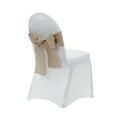 thumbnail image 3 of Your Chair Covers - 10 Pack Burlap Sashes 6" x 108", 3 of 3