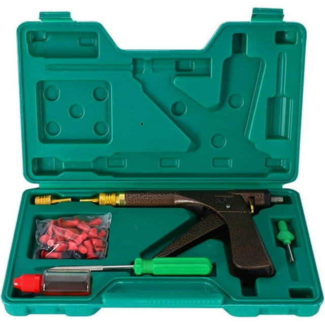 Binwennn Cmec6150 Carpentry Kits for Adults Av Toolbox Vs-223 Minimally Invasive Tire Tools Set Universal Kit With 2.0 Plugs Easy To Use For Cars Motorcycles Trucks Solution For Tires Sets