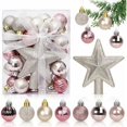 thumbnail image 1 of Bolas de Navidad, conjunto de adornos para decoraciones de árboles de Navidad, 1 of 5