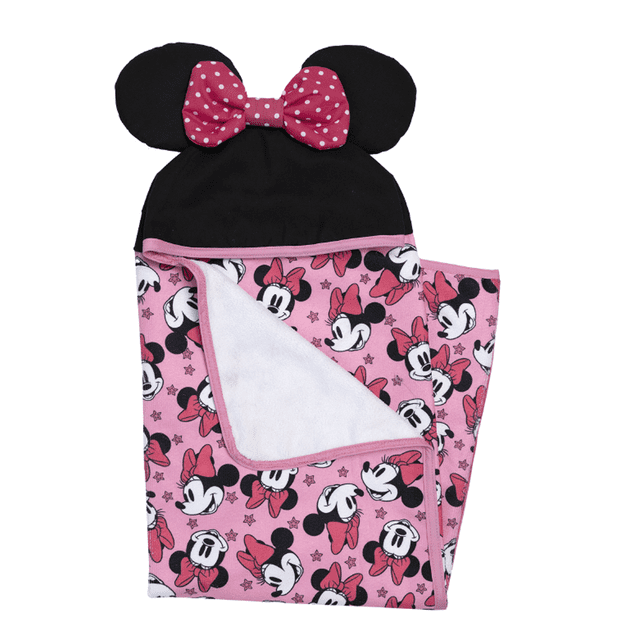 Toallita de Microfibra CHIQUI MUNDO Pink Minnie Talla 0 a 4 años 90 x 75 cm
