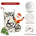 thumbnail image 5 of Yiaed Snake Print Christmas Stockings, Christmas Stockings Hanging Ornaments, Christmas Stockings for Family Christmas Holiday Decorations, 5 of 7