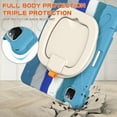 thumbnail image 5 of ELEHOLD Rugged Case for iPad Air 11 inch 2024/iPad Air 4th/5th Gen/iPad Pro 11" 2020/2021/2020/2018,Shockproof Silicone Case with 360° Rotation Kickstand Handle Grip Heavy Duty Cover,Colorful/Blue, 5 of 6