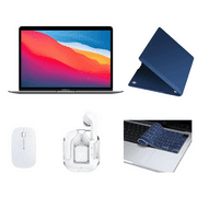 Restored Apple MacBook Air 13" - Apple M1, 8GB RAM, 256GB SSD - Laptop Bundle - Includes Charger, Case, Mouse, Keyboard Cover, Earbuds