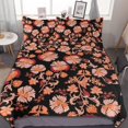 thumbnail image 1 of HAHDAXIA Floral Pattern Bedding Solid Comforter Set for All Seasons,3 Pieces(1 Comforter+2 Pillowcases),Soft Microfiber Bedding Set Twin(86"x70"), 1 of 7