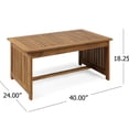 thumbnail image 5 of Hand - Crafted Acacia Wood Table / Beautify Outdoor Seating, 5 of 6