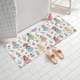 thumbnail image 2 of Colorful Fairy Flower Pattern Bathroom Rugs Mat,Non Slip Microfiber Bathroom Rug,Rubber Backing,Soft Bathroom Mats for Bathroom Floor,Tub and Shower,60x24in(150x60cm), 2 of 5