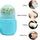 thumbnail image 3 of Herramienta de contorno y lifting para el cuidado de la piel, bandejas de silicona para cubitos de hielo, bolas de hielo, masajeador facial, rodillo facial para reducir el acné, morado, 3 of 5