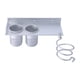 thumbnail image 2 of Estante de almacenamiento para baño, soporte organizador de almacenamiento en pared, juego de toallero, funcionamiento suave, 2 of 8
