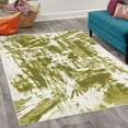 thumbnail image 2 of Monochrome Decorative Rug, Old Grunge Style Abstract Art with Brushstrokes Chaos Image Print, Quality Carpet for Bedroom Dorm and Living Room, 6 Sizes, Avocado Green, by Ambesonne, 2 of 4