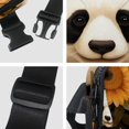 thumbnail image 4 of Panda sunflowers Lightweight Adjustable Extension Strap Unisex Sling Bag Crossbody Bag Fanny Pack, 4 of 7