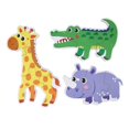 thumbnail image 2 of Jigsaw Puzzle Wooden Early Educational Learning Toys for Children with Iron BoxWildlife, 2 of 4