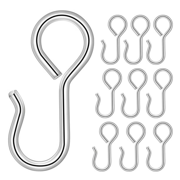 Ganchos de metal para funda de asiento de coche, 10 unidades, 23 mm