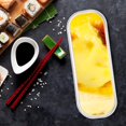 thumbnail image 5 of Caja de lata de papel de aluminio desechable, caja de embalaje de papel de aluminio Rectangular con tapa, para cocinar y hornear comida, 10 Uds., 5 of 5