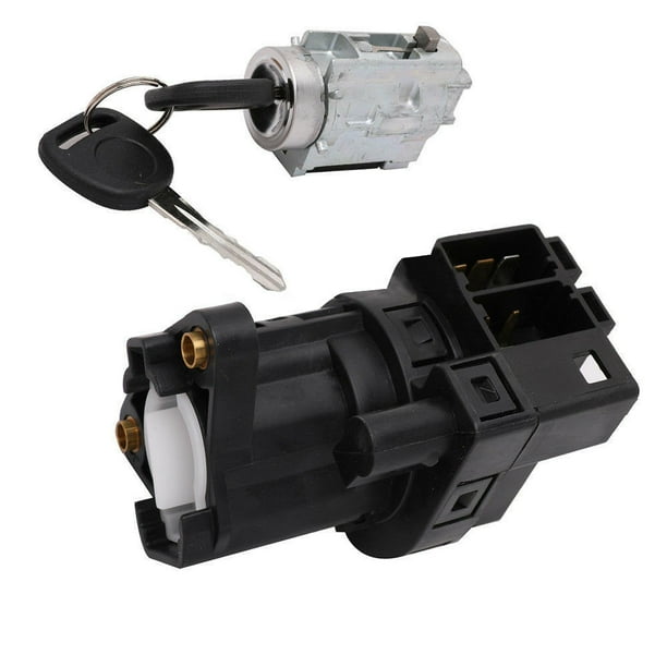 Black Switch Ignition Lock Assembly Kit Fit for Chevy Malibu Pontiac
