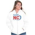 thumbnail image 3 of Charlotte North Carolina Auto Racing Unisex Fleece Graphic Zip Up Hoodie Brisco Brands 5X, 3 of 5