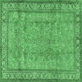thumbnail image 1 of Ahgly Company Indoor Square Persian Emerald Green Traditional Area Rugs, 6' Square, 1 of 4