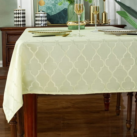 

Polyester jacquard table cloth dustproof and wrinkle resistant 52 x 70 (4-6 seats)