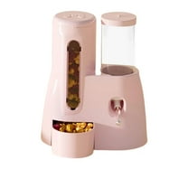 2-in-1 Hamster Pet Water Dispenser And Automatic Feeder Bottle with Food Container, Creative Leak Proof Design For Puppy Kitten Rabbit Guinea Pigs