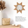 thumbnail image 4 of Espejo De Pared Tejido De Ratán, Elegante Espejo Tejido Con Forma De Estrella De 8 Puntas, Espejo Transparente Decorativo Antiguo Para Decoración De Fiestas, 4 of 8