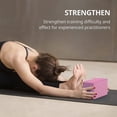 thumbnail image 4 of Yoga Blocks 2 Pack with Strap, Cork Yoga Block 2 Pack EVA Foam Yoga Block, 4 of 5