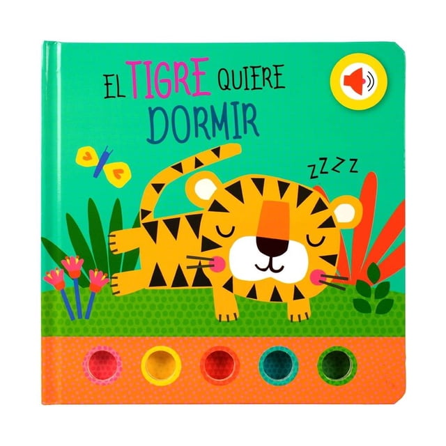 Botones El Tigre Quiere Dormir Silver Dolphin Mammoth Int