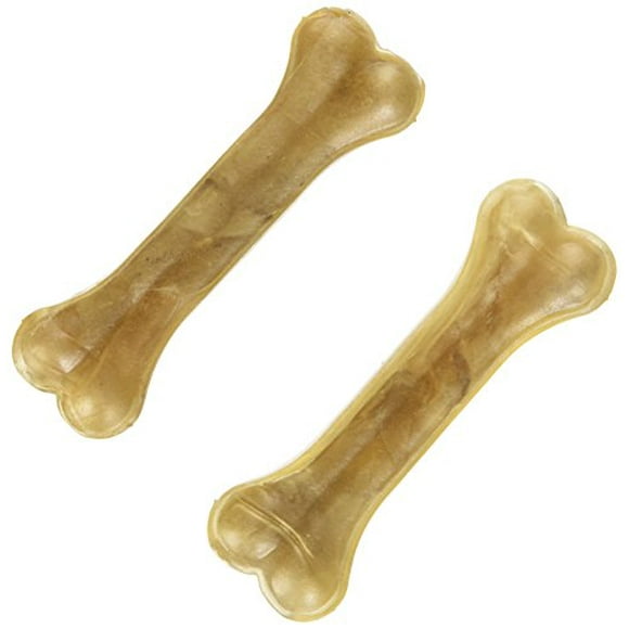 Dogit Pressed Rawhide Knuckle Bone, Large, 15cm (6-Inch), 85-90 G (3-3.2-Ounce), 2-Pack