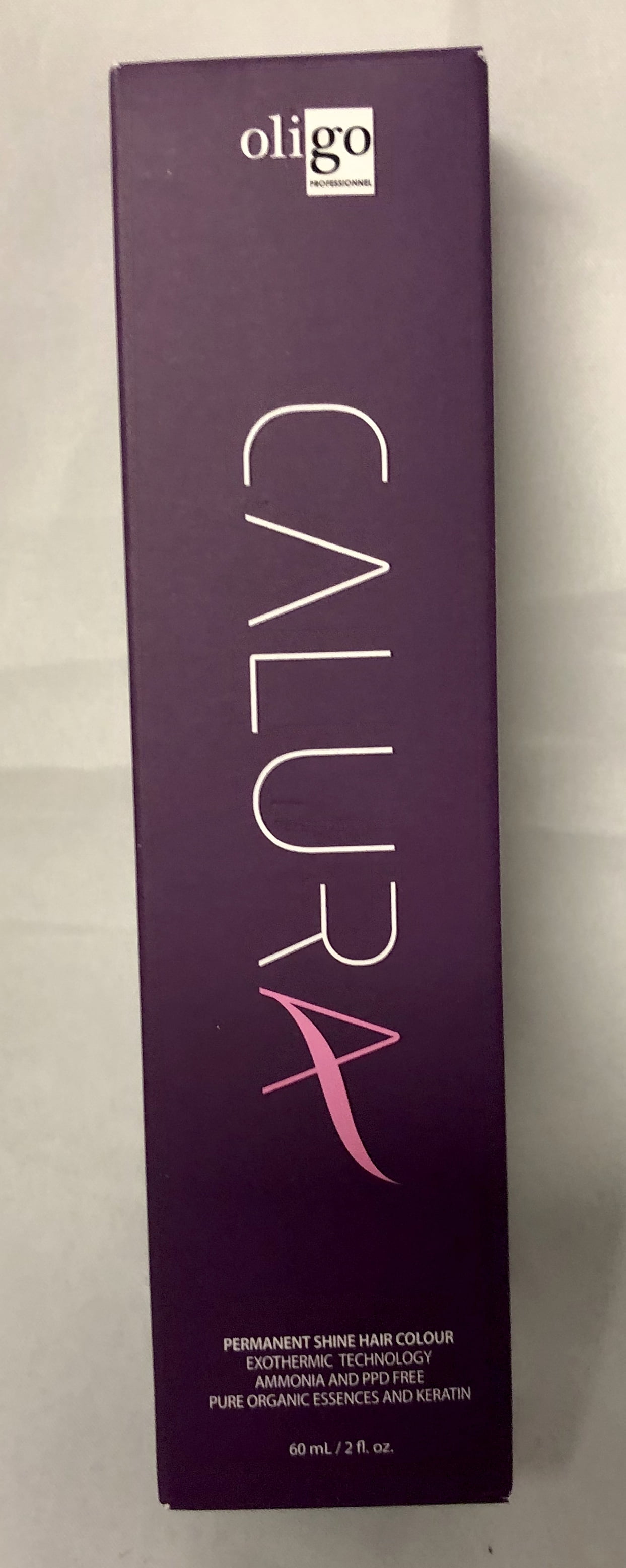 Oligo Calura Permanent Shine Hair Color 4556 / 4RRV 2 Oz