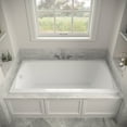 thumbnail image 3 of Streamline N-4380-754-WH 72 in. x 36 in. Acrylic Soaking Drop-In Bathtub in Glossy White, With External Drain in Glossy White, 3 of 12