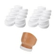 thumbnail image 1 of CUITING 24-Pack Plastic Mason Jars  70mm White Lids for 16 oz Mason Jars  Durable Storage Solution, 1 of 7