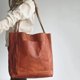 thumbnail image 1 of Bolso Bolso de hombro de cuero PU suave para mujer a la moda, bolsos grandes informales (marrón), 1 of 6