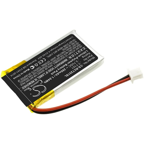 T-T101 Battery for RCA 25065, 25111, 25211, 25270, 280mAh - sold by smavco
