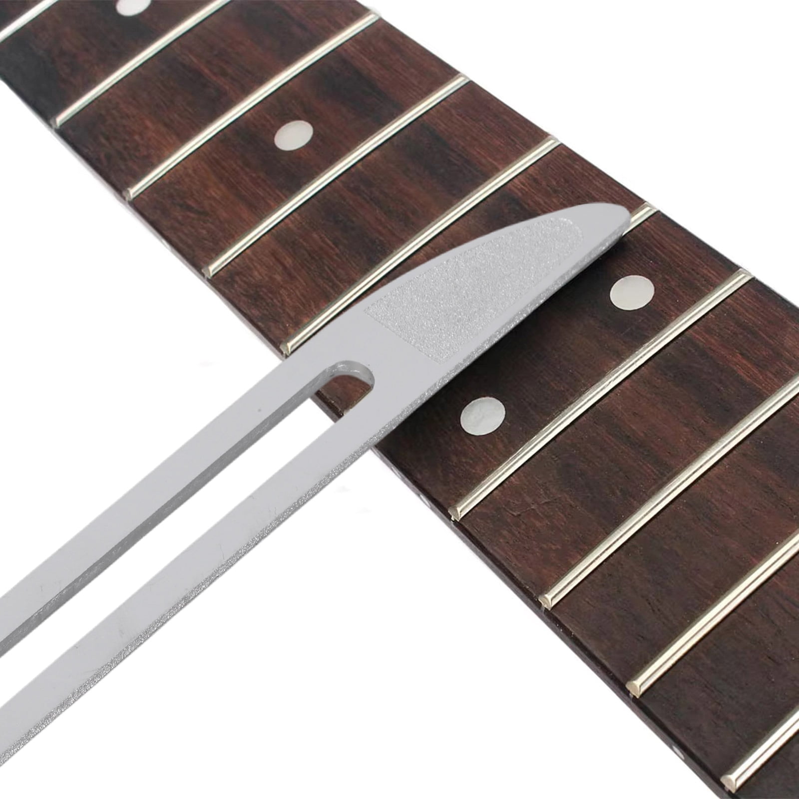 FEAMOS Stainless Steel Guitar Fret File Professional Luthier Tool Guitar Repair Tool for Daily Maintenance and Repair Tasks
