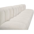 thumbnail image 5 of Meridian Furniture Arc Cream Boucle Fabric Modular Sectional, 5 of 12
