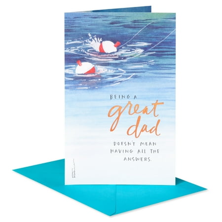 American Greetings Father's Day Card (Fishing Bobbers)