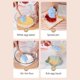 thumbnail image 3 of Silicone Baking Scraper Flexible Heat Resistant with Hanging Hole Heat-Resistant Spatulas for Mixing Spreading Scraping, 3 of 5