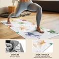 thumbnail image 4 of Alphabet Dinosaur Names Chart Pattern Hot Yoga Mat Towel Non Slip for Hot Yoga - Quick-Drying Yoga Mat Cover with 4 Corner Pockets with Travel Bag - Hot Yoga Towel Non Slip 70"x26", 4 of 6