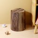 thumbnail image 2 of GOOHOCHY Papelera de imitación de grano de madera, tapa abatible, papelera redonda para el hogar y la Oficina, 2 of 7
