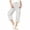 White, variant on Afuyipoi Kids Pants For Boys Girls (For 5-16), Elastic Waist Lightweight 100% Cotton Solid Color School Trousers For Boys Girls Gray 9-10 Years
