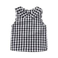 thumbnail image 2 of Delliss Girls Sleeveless Tank Tops Plaid Button Down Casual Blouse Summer Tops Tees, 2 of 3